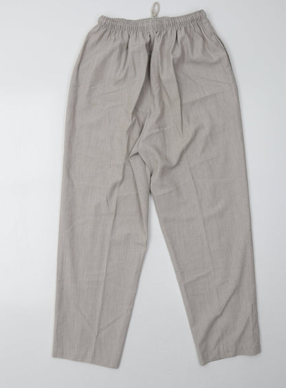 Womens UK Size 14 Joie De Vivre Regular Fit  Beige Trousers