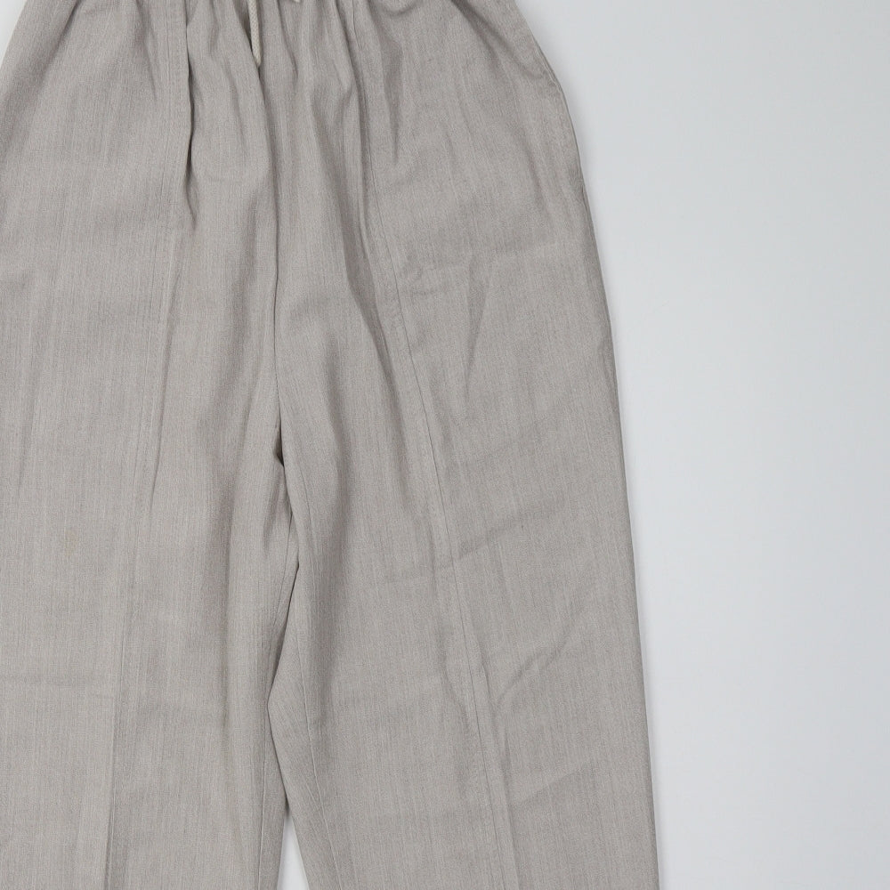 Womens UK Size 14 Joie De Vivre Regular Fit  Beige Trousers