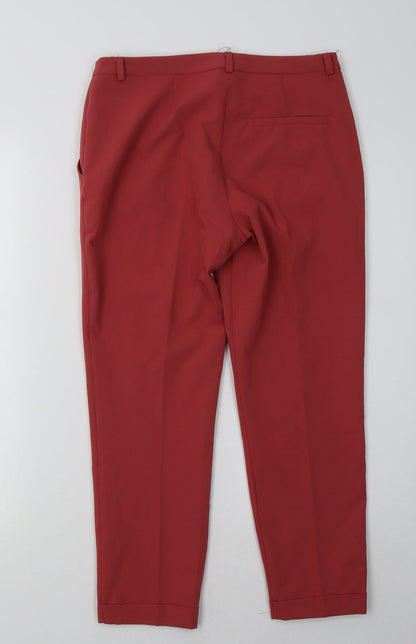 Womens UK Size 6 ASOS Regular Fit  Pink Trousers