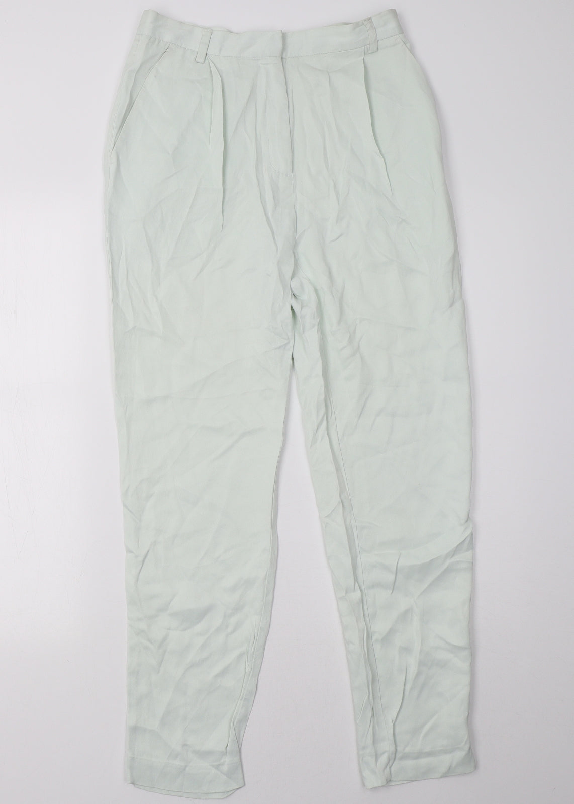 Womens UK Size 8 H&M Regular Fit  Green Trousers