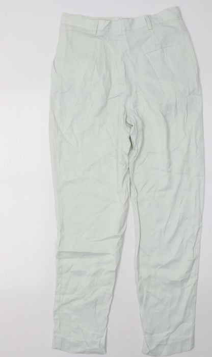 Womens UK Size 8 H&M Regular Fit  Green Trousers