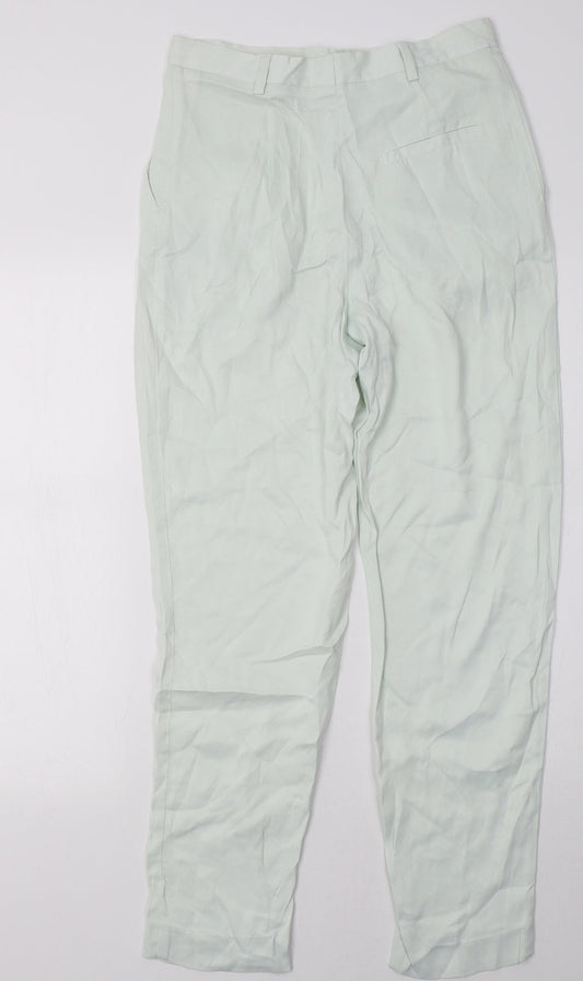 Womens UK Size 8 H&M Regular Fit  Green Trousers