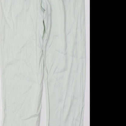Womens UK Size 8 H&M Regular Fit  Green Trousers