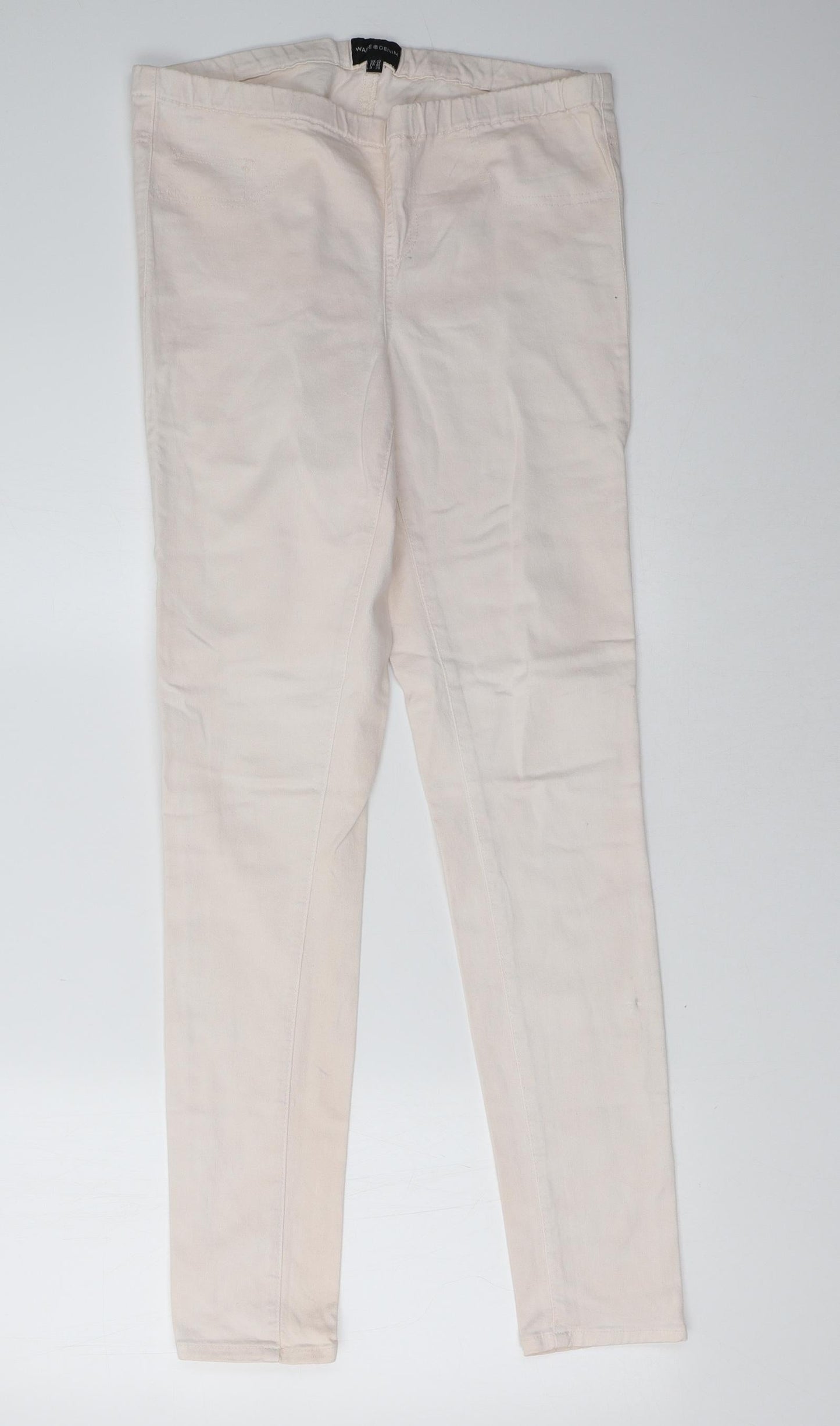 ware denim Womens Pink   Jegging Trousers Size 12 L32 in