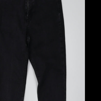 Womens UK Size 27 H&M Regular Fit Skinny Black Jeans