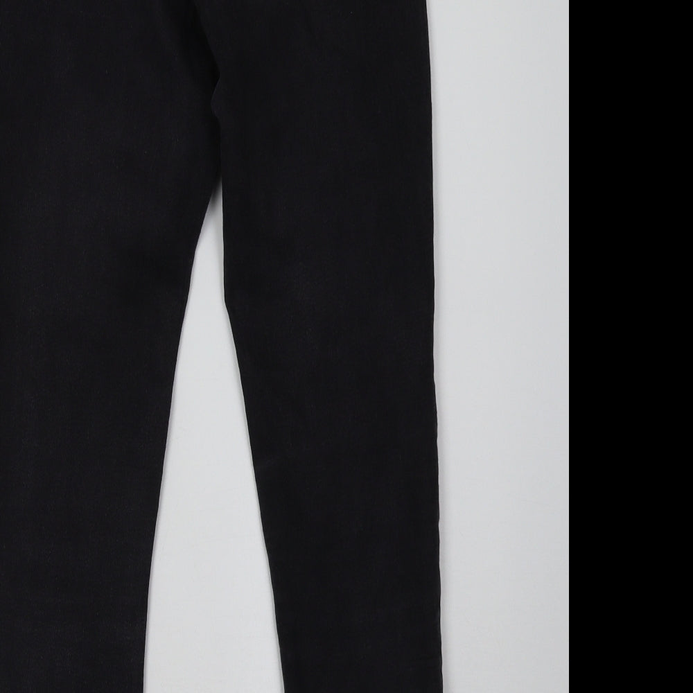 Womens UK Size 27 H&M Regular Fit Skinny Black Jeans