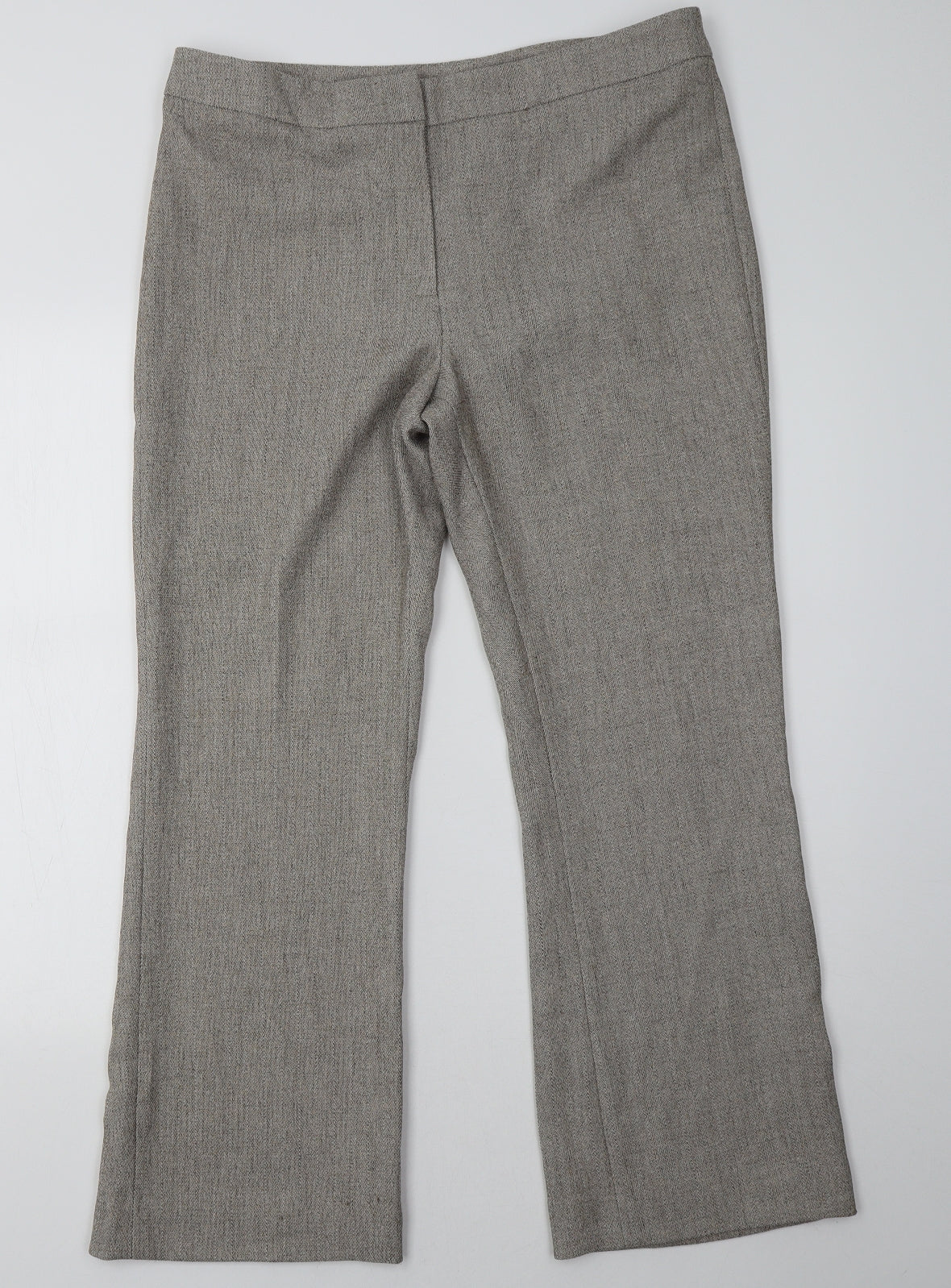 AMARANTO Womens Beige   Trousers  Size 14 L30 in