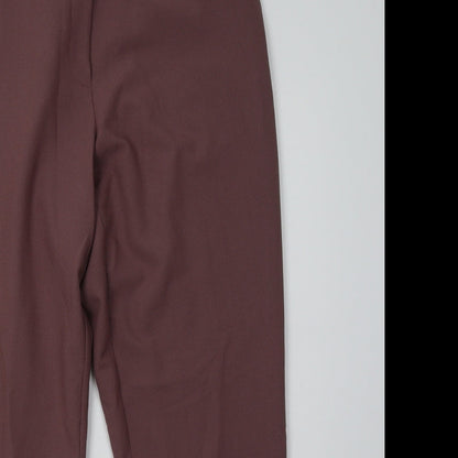 Womens UK Size 14 ASOS Regular Fit  Purple Trousers