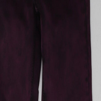 H&M Womens Purple  Denim Skinny Jeans Size 8 L32 in