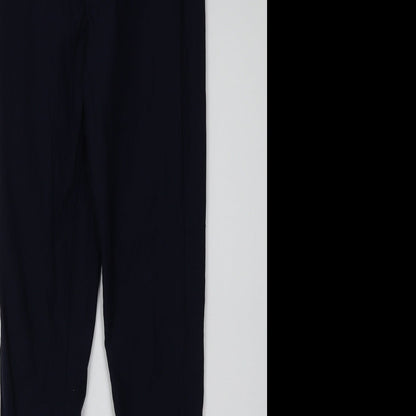 Womens UK Size 10 H&M Regular Fit  Blue Trousers