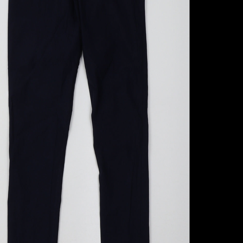 Womens UK Size 10 H&M Regular Fit  Blue Trousers