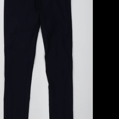 Womens UK Size 10 H&M Regular Fit  Blue Trousers
