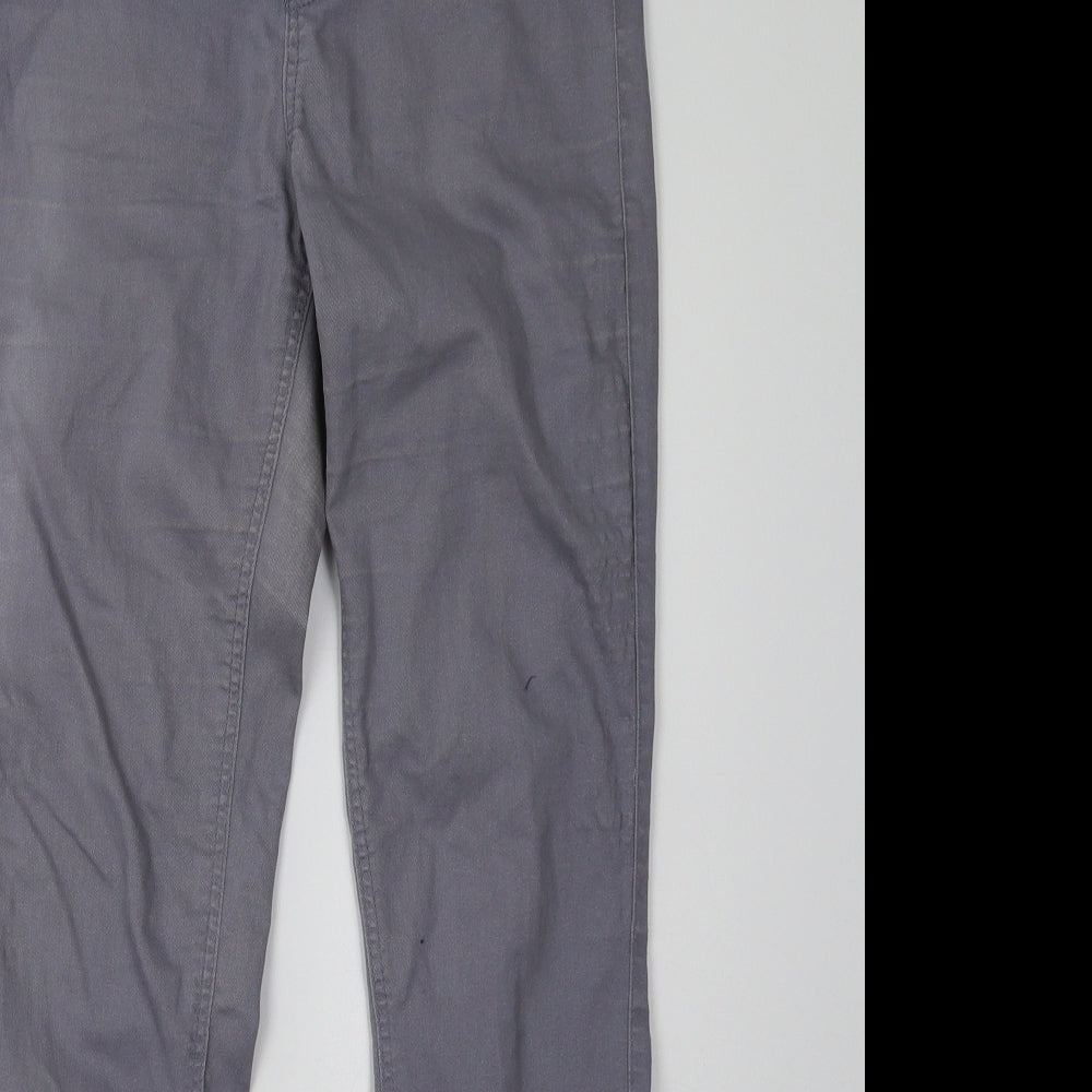 Womens UK Size 10 H&M Regular Fit Jegging Purple Trousers