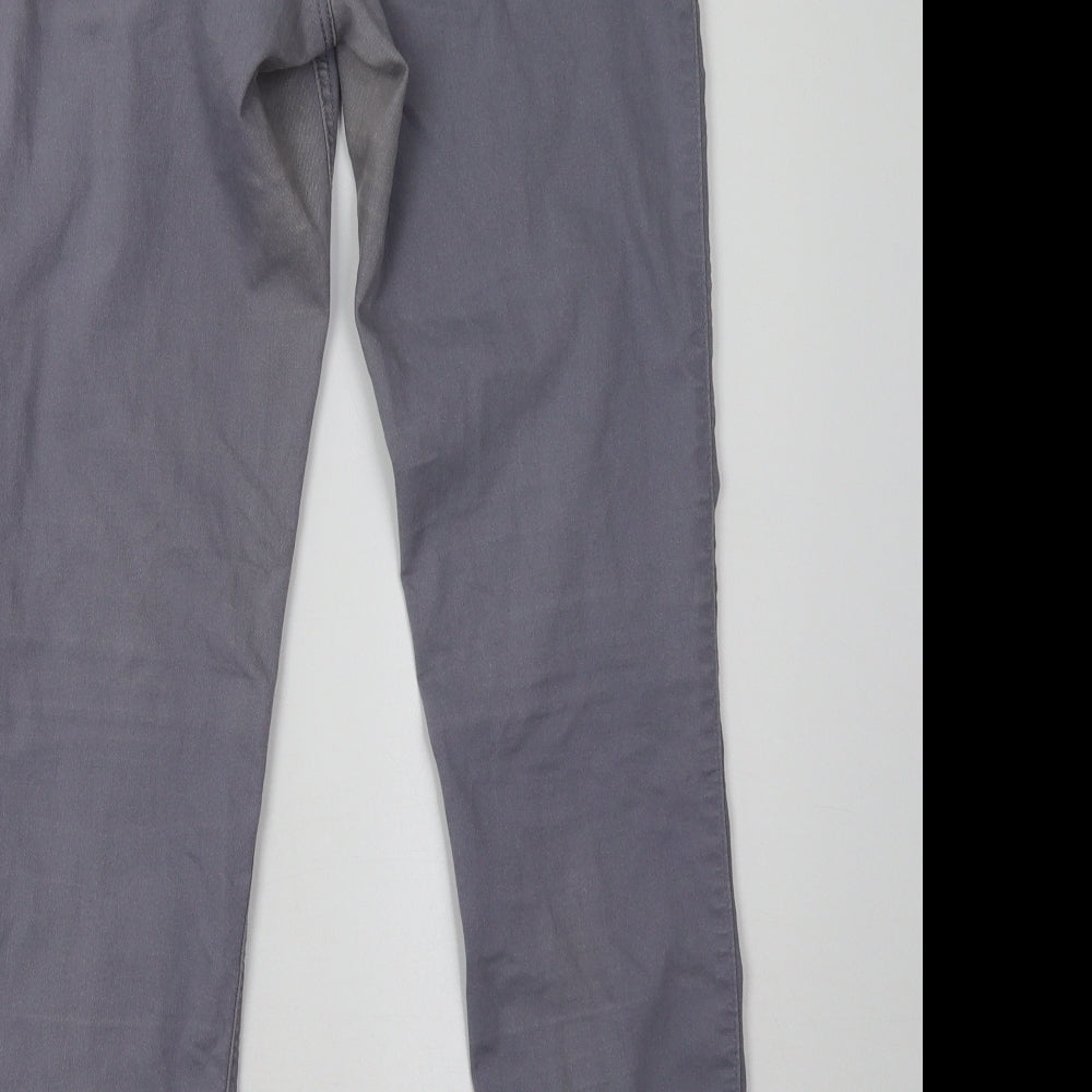 Womens UK Size 10 H&M Regular Fit Jegging Purple Trousers