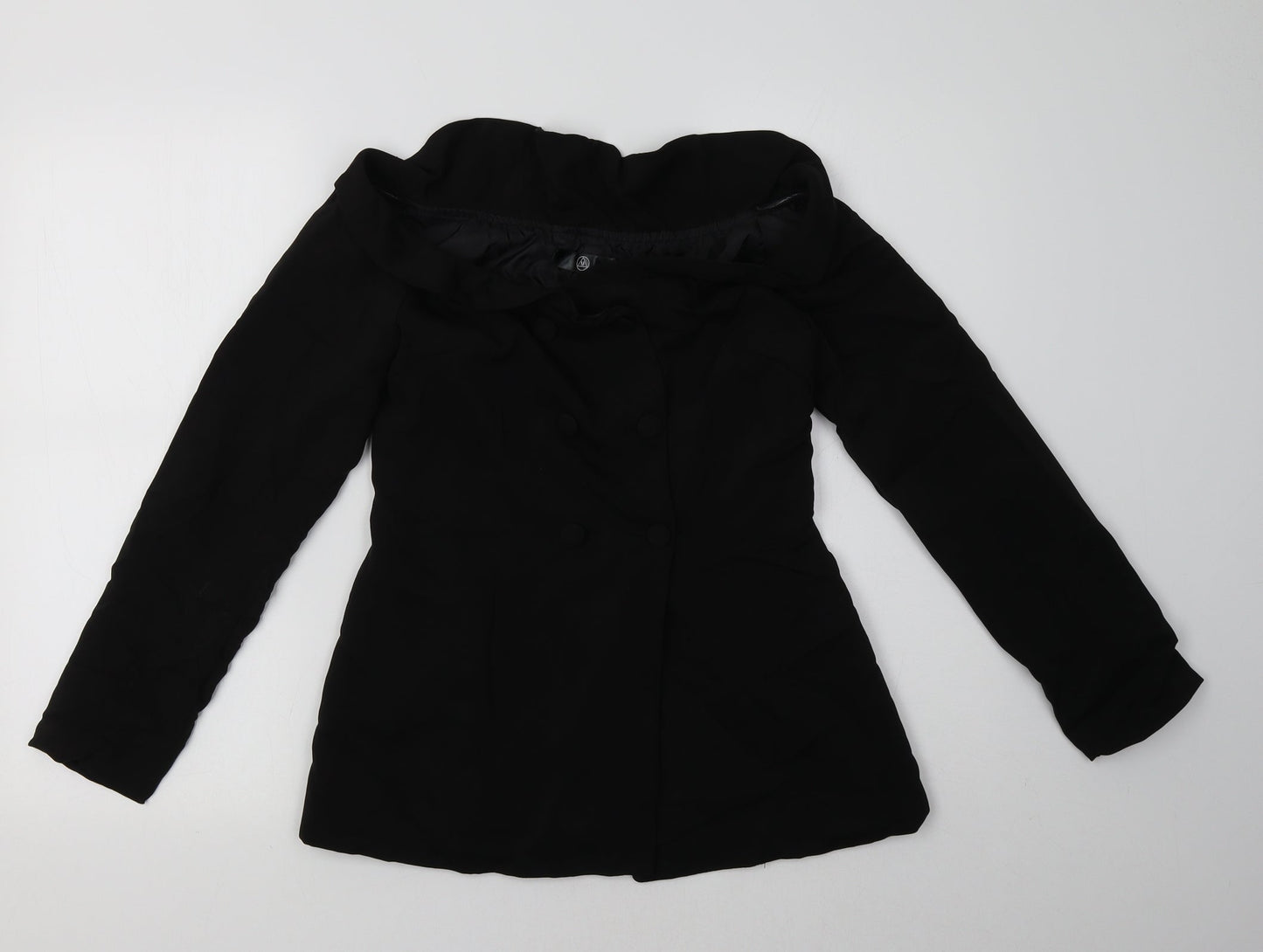 Missguided Womens Black   Jacket Blazer Size 8