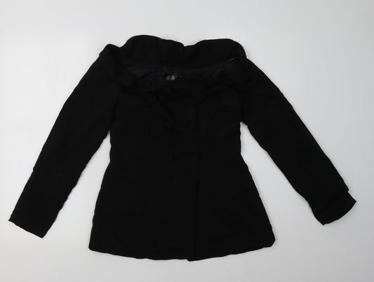 Missguided Womens Black   Jacket Blazer Size 8
