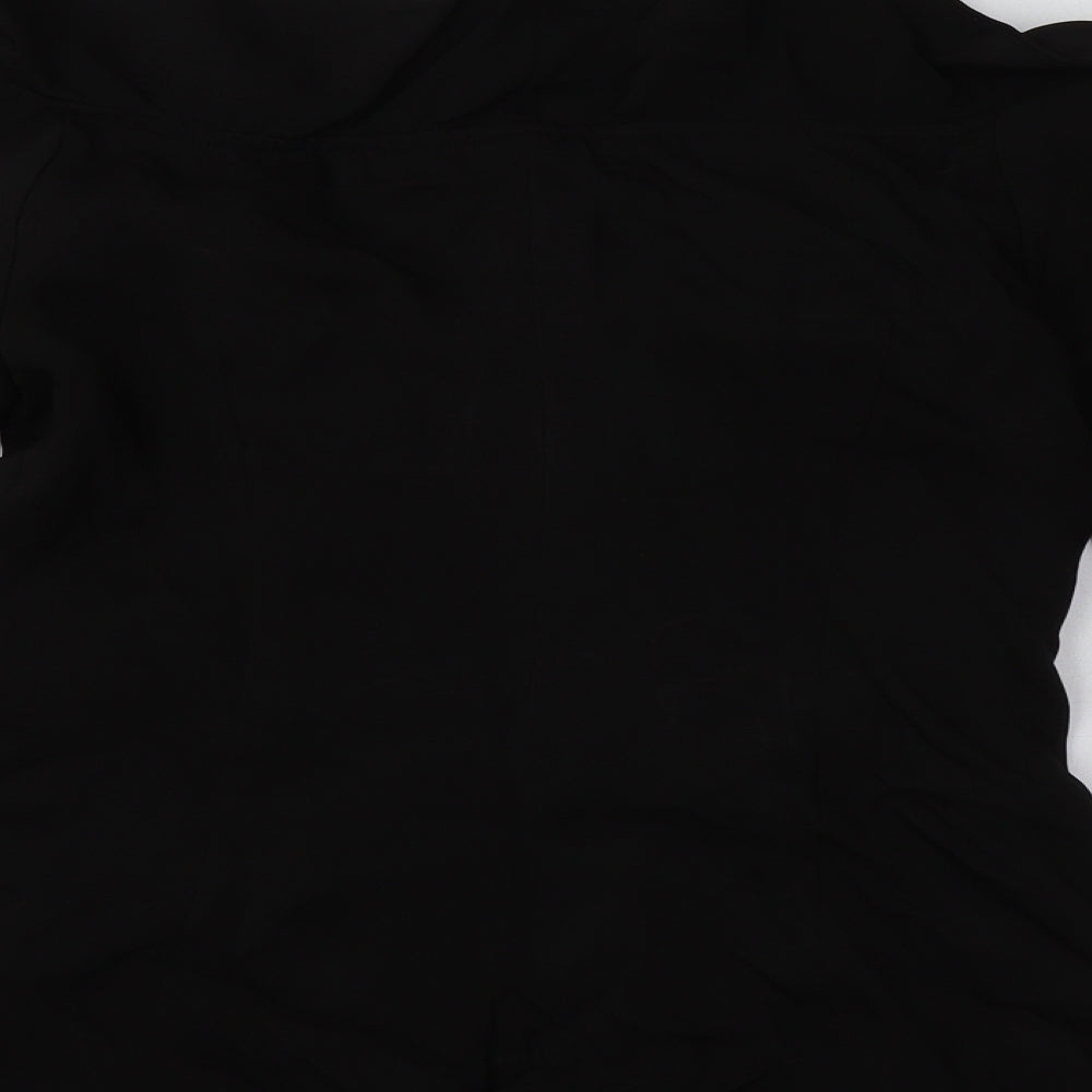 Missguided Womens Black   Jacket Blazer Size 8