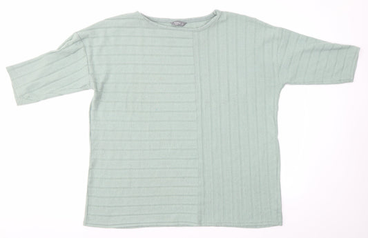 Nutmeg Womens Green   Pullover Jumper Size 18