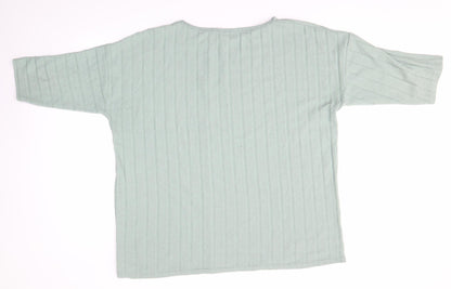 Nutmeg Womens Green   Pullover Jumper Size 18