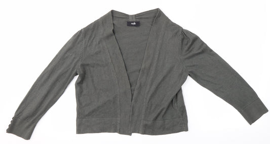 Womens UK Size S Wallis Grey Cardigan Jumper