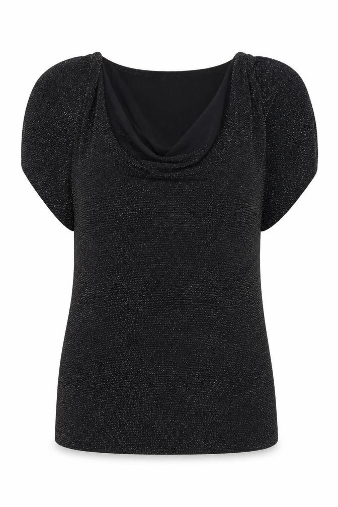 Womens UK Size 14 Select Black Basic Blouse