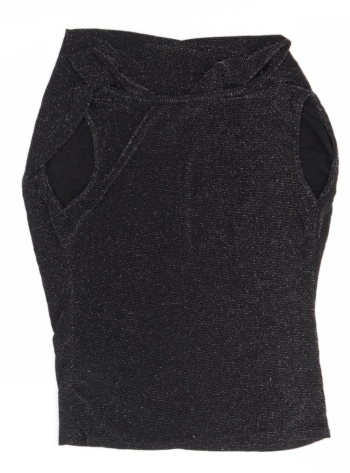 Womens UK Size 14 Select Black Basic Blouse