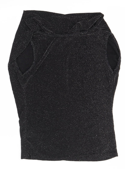 Womens UK Size 14 Select Black Basic Blouse
