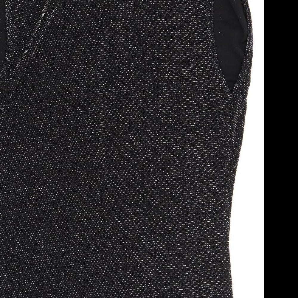 Womens UK Size 14 Select Black Basic Blouse
