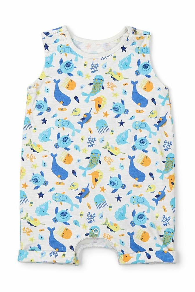 Front view of Tu Baby Multicoloured Babygrow One-Piece, size 0-3, Months