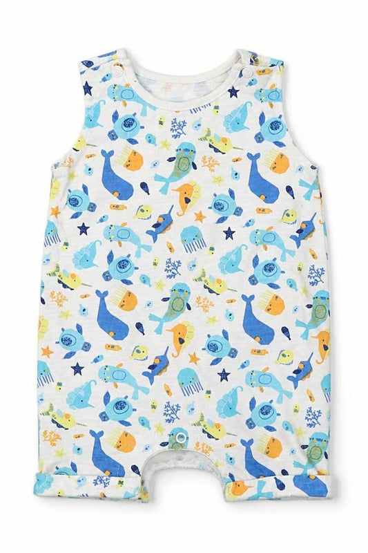 Front view of Tu Baby Multicoloured Babygrow One-Piece, size 0-3, Months