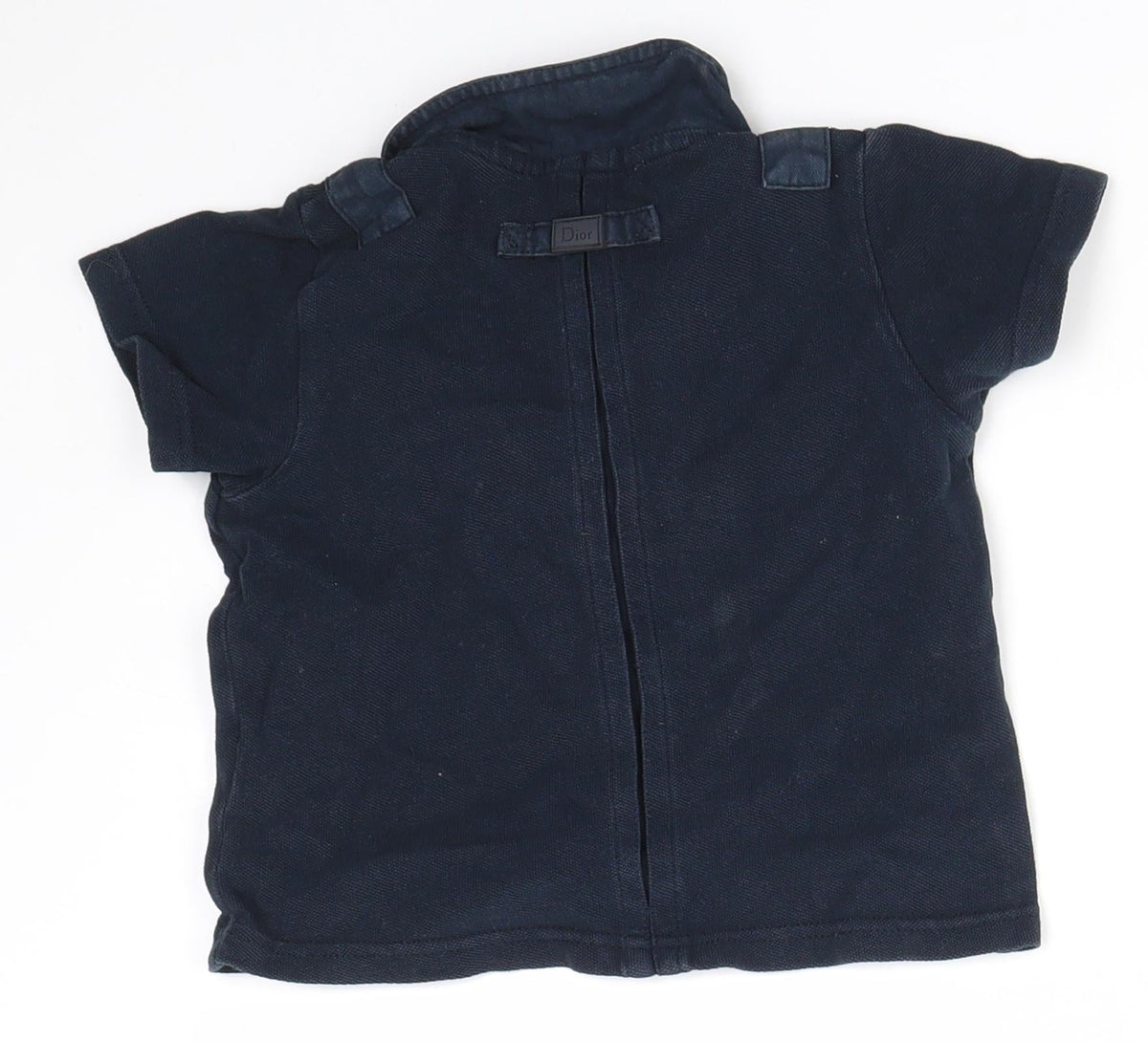 Back view of Preworn Baby Blue Basic Polo, size 12, Months