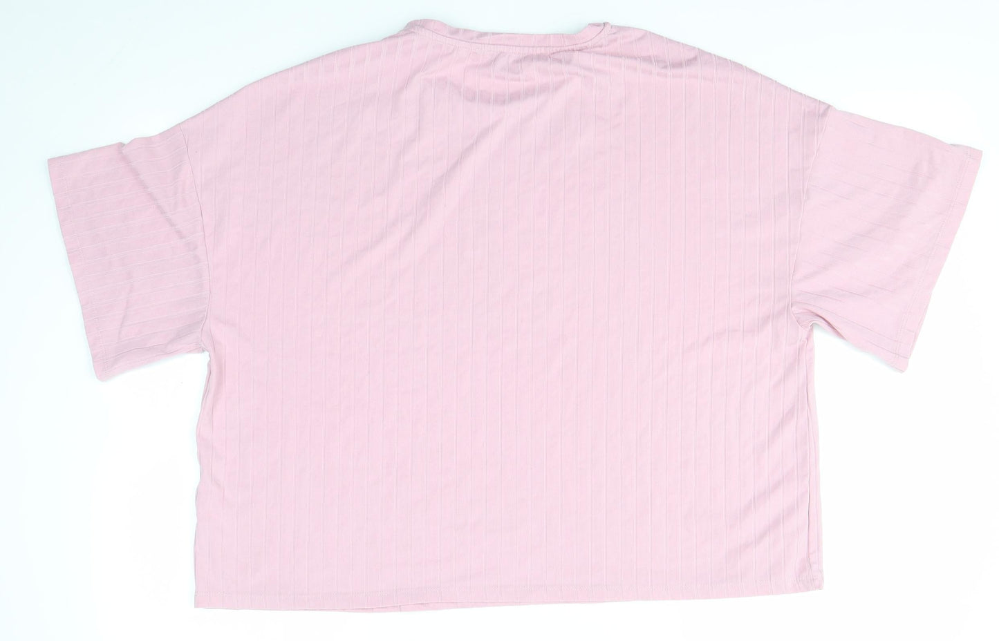 Womens UK Size 14 JEFF & CO Pink Basic T-Shirt