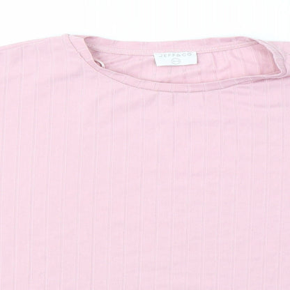 Womens UK Size 14 JEFF & CO Pink Basic T-Shirt