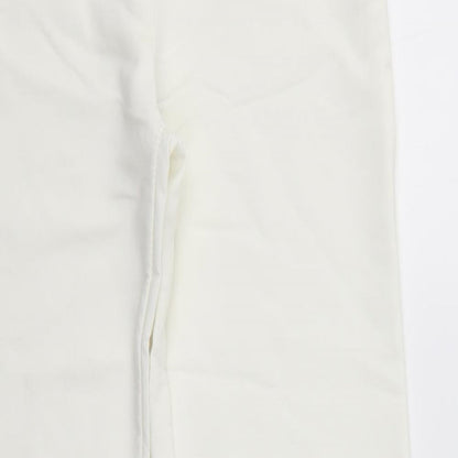 T.M. Collection Womens White   Dress Pants Trousers Size L L30 in