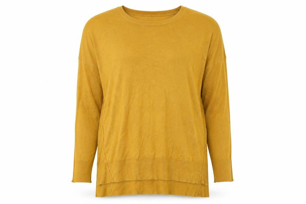 Womens UK Size 14 New Look Yellow Pullover Jumper