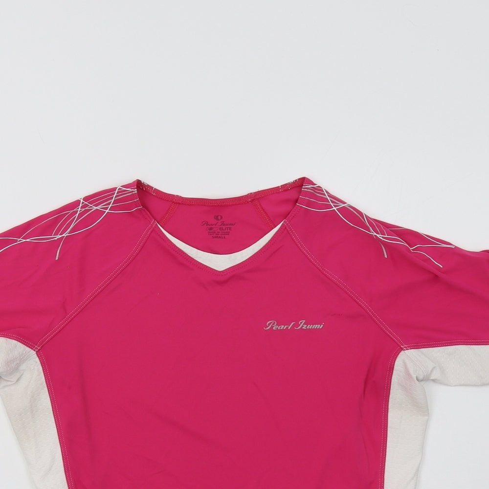 Pearl Izumi Womens Pink   Basic T-Shirt Size S