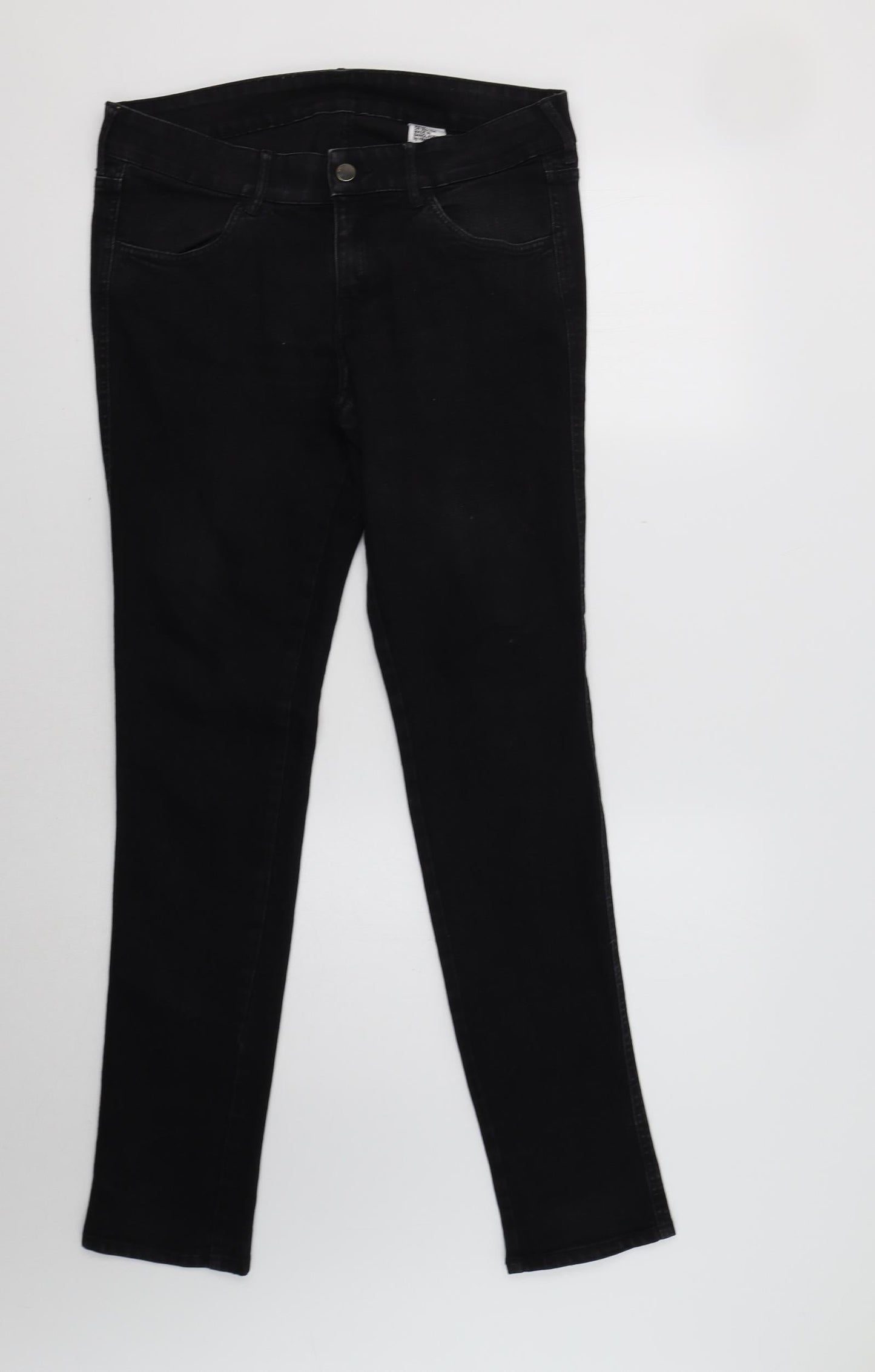 & Denim Womens Black   Skinny Jeans Size 10 L32 in