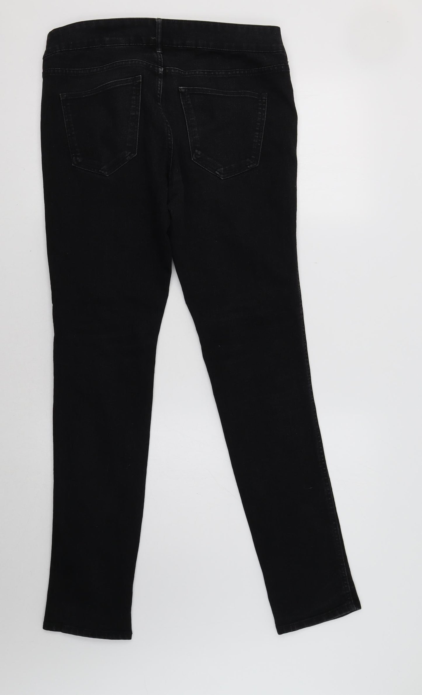 & Denim Womens Black   Skinny Jeans Size 10 L32 in