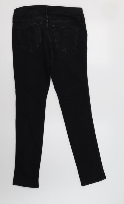 & Denim Womens Black   Skinny Jeans Size 10 L32 in