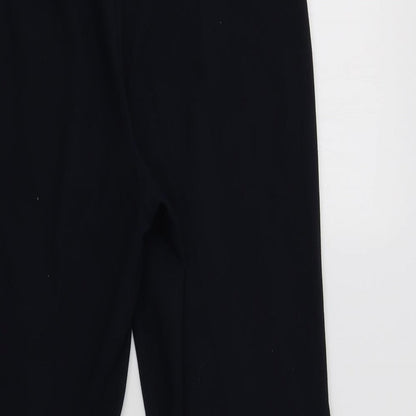Womens UK Size 10 M&S Regular Fit Dress Pants Blue Trousers