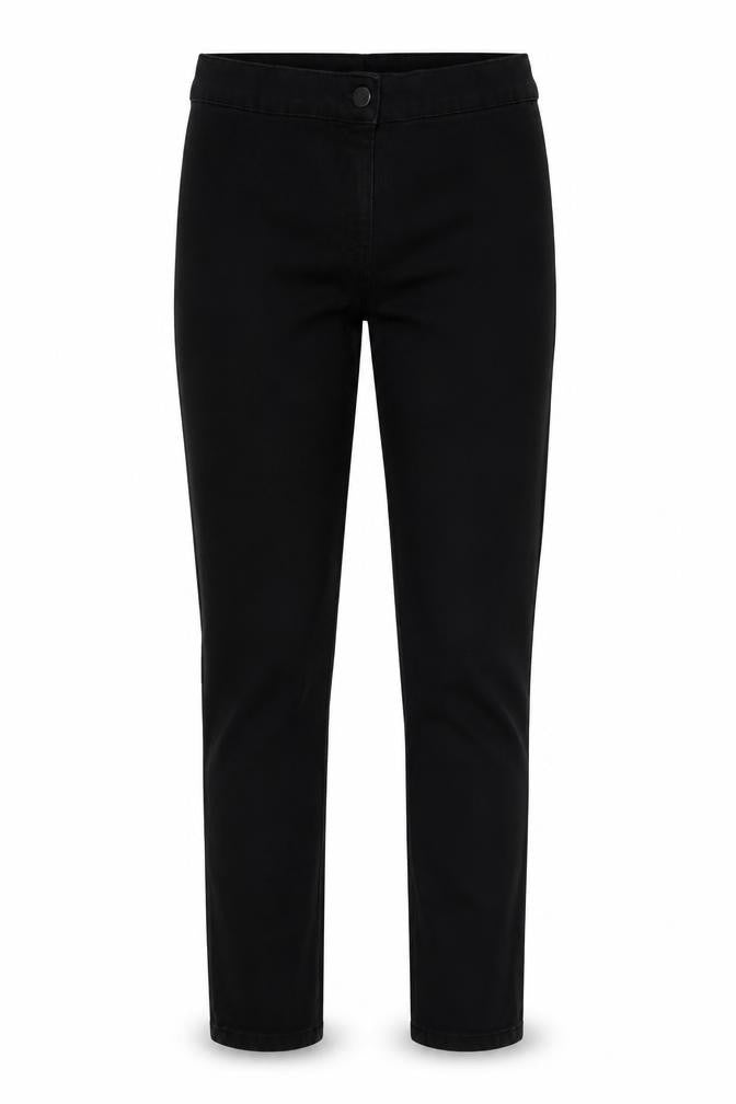 Front view of George women’s black skinny jeans, size UK 10, 28-inch leg