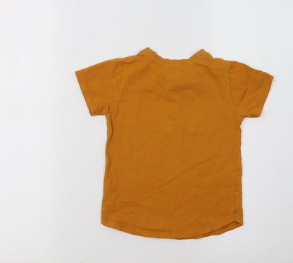 River Island Girls Yellow   Basic T-Shirt Size 2-3 Years