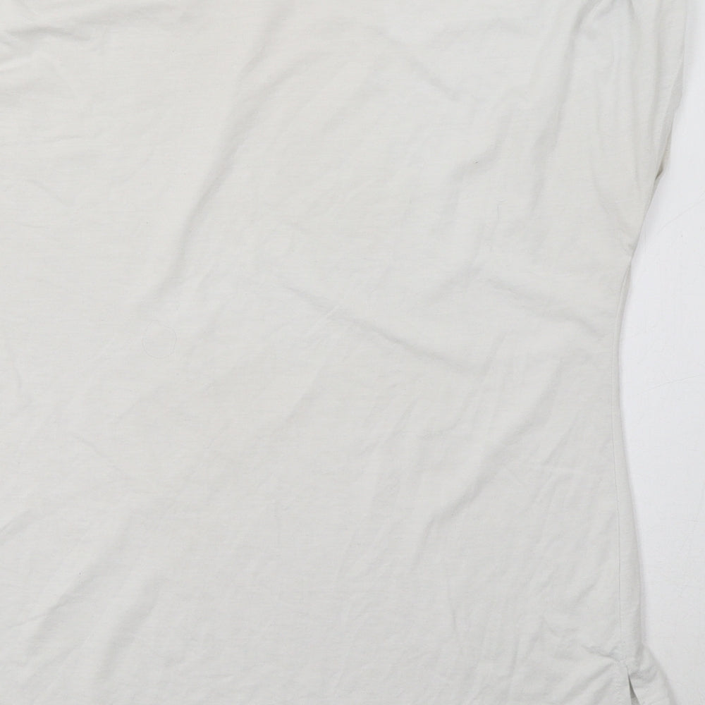 Womens UK Size 10 Peacocs White Basic T-Shirt