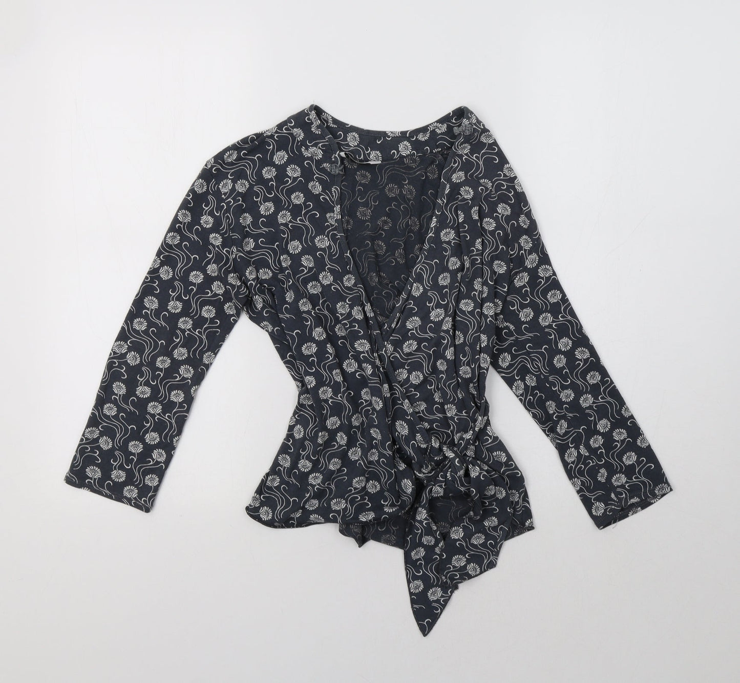 Womens UK Size 10 Select Grey Basic Blouse