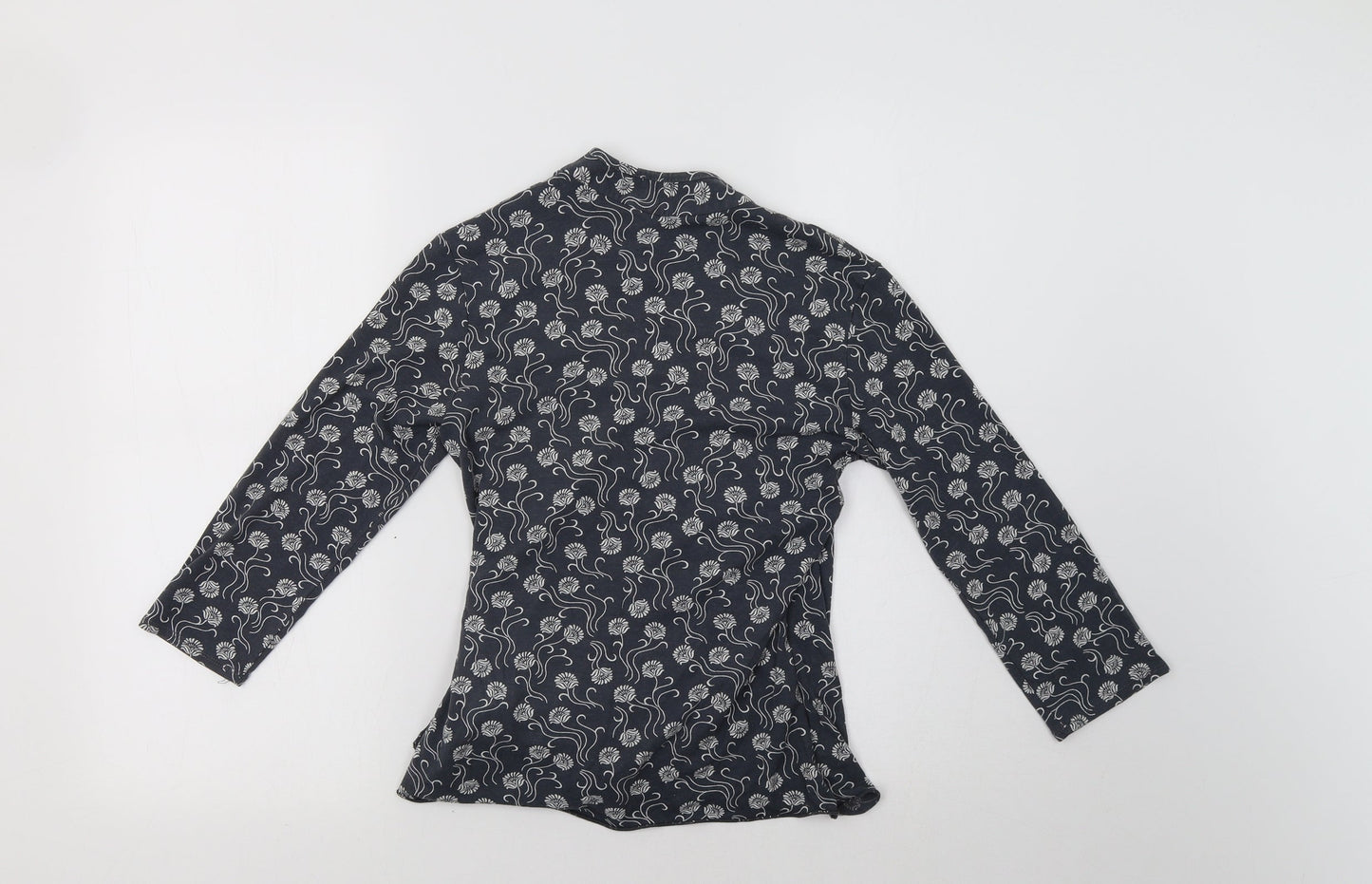 Womens UK Size 10 Select Grey Basic Blouse