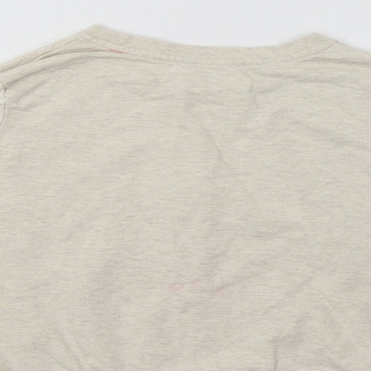George Girls Beige   Pullover Sweatshirt Size 6-7 Years  - Lace Detail