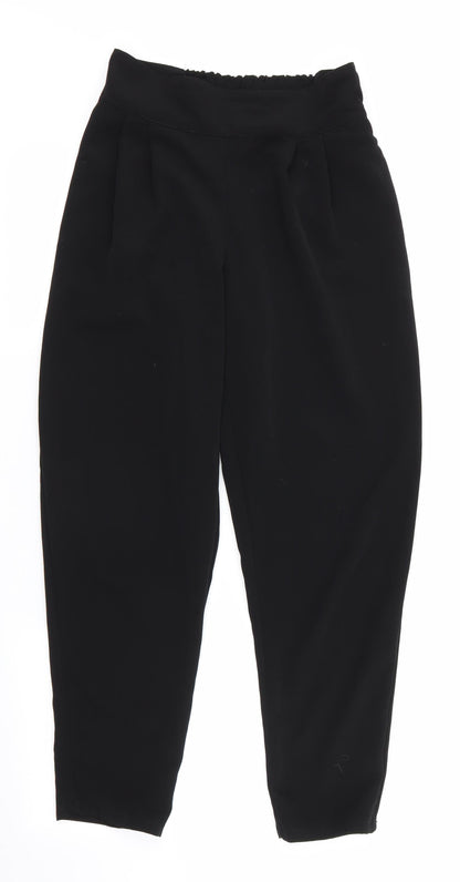FOREVER 21 Womens Black   Trousers  Size S L26 in - elasticated back