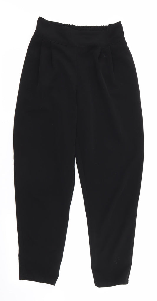 FOREVER 21 Womens Black   Trousers  Size S L26 in - elasticated back