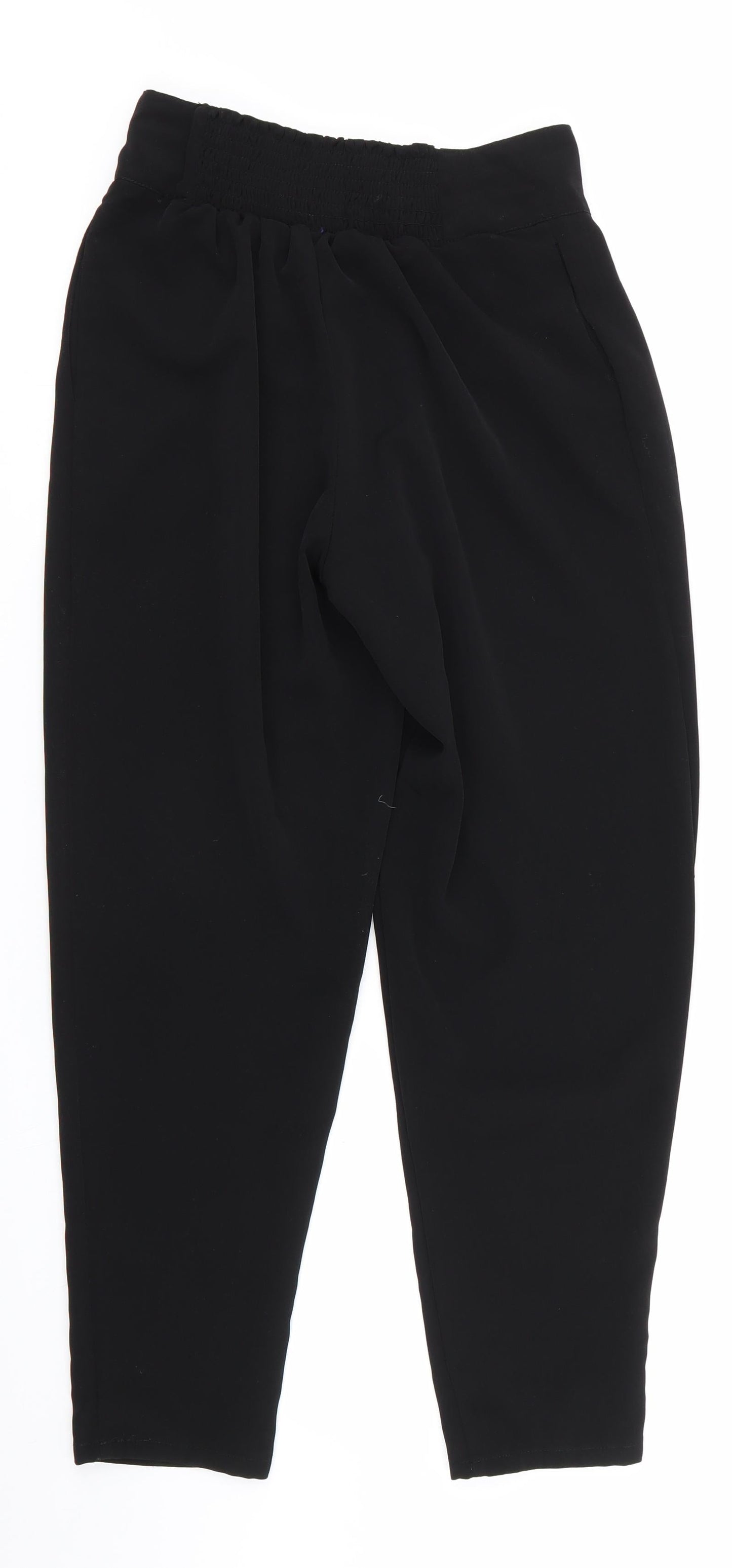 FOREVER 21 Womens Black   Trousers  Size S L26 in - elasticated back