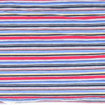 Mothercare Boys Red Striped  Basic Casual Size 9-12 Months  - Red White Blue Grey Stripe